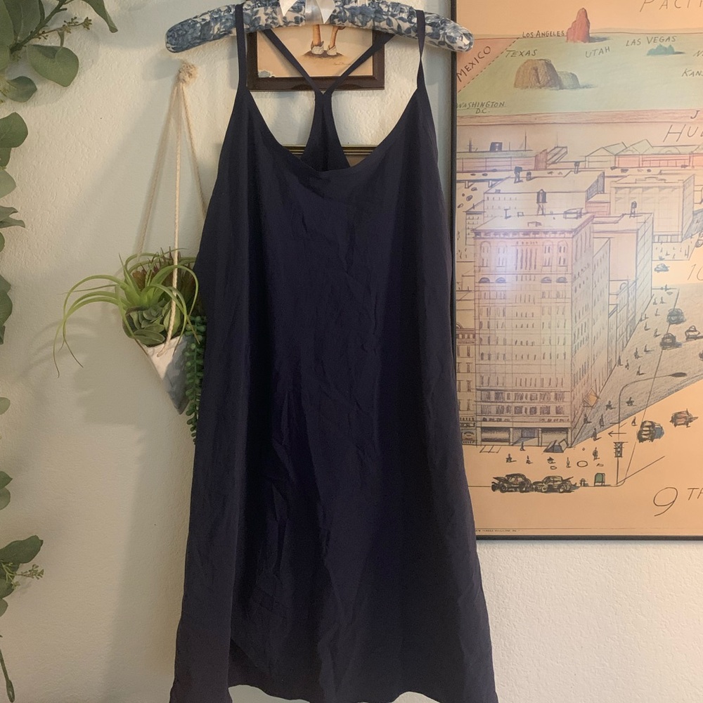 Outdoor voices navy exercise dress